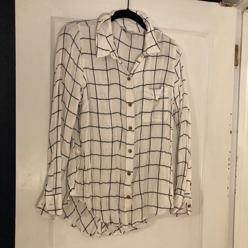 Lucky Brand Flannel Tunic
